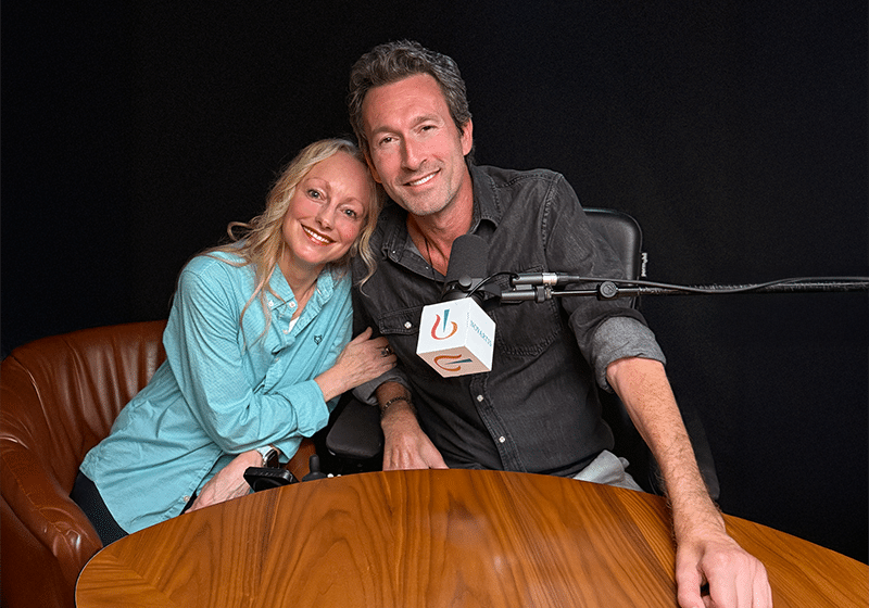 Sheri Strahl And Aaron Lazar